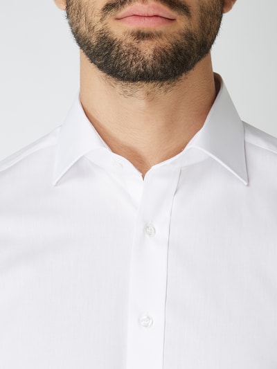 Eterna Koszula biznesowa o kroju regular fit z bawełny Biały 3