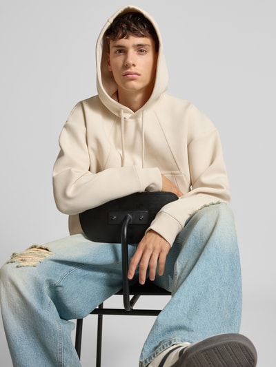 G-Star Raw Loose fit hoodie met kangoeroezak, model 'Scuba' Offwhite - 3