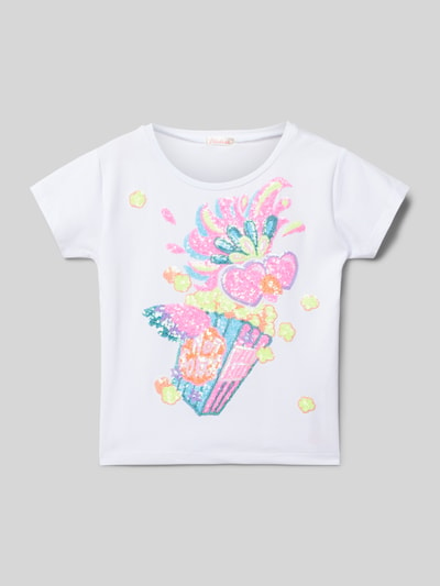 BILLIEBLUSH T-Shirt mit Motiv-Print Weiss 1