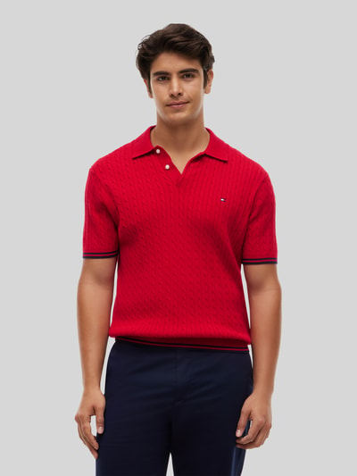 Tommy Hilfiger regular fit poloshirt van puur katoen Rood - 4