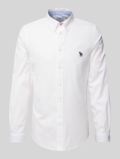 PAUL SMITH Freizeithemd mit Knopfleiste Offwhite 2