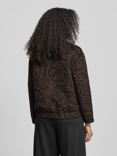 Soyaconcept Jack met opstaande kraag en steekzakken, model 'SARAKI' Middenbruin - 5