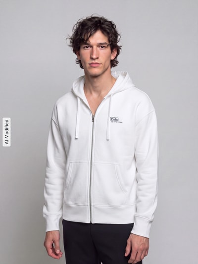 Polo Ralph Lauren Sweatjacke mit Logo-Print Weiss 4