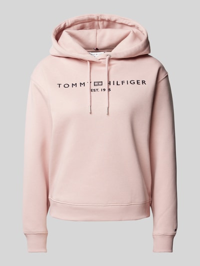 Tommy Hilfiger Hoodie met labelstitching Roze - 2