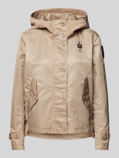 Blauer Usa Jacke mit Kapuze Modell 'MARCELA' Beige 2