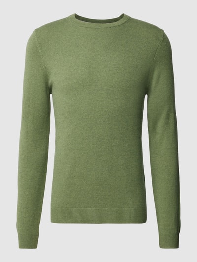 MCNEAL Gebreide pullover in gemêleerde look Rietgroen gemêleerd - 2