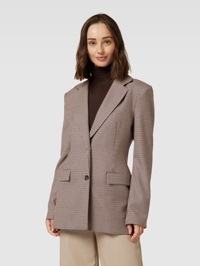 Tommy Hilfiger Blazer met pied-de-poule-motief Beige - 4