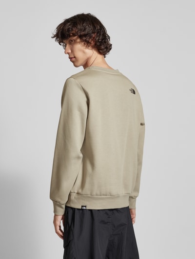 The North Face Sweatshirt mit Label-Print Modell 'FINE' Hellgrau 5