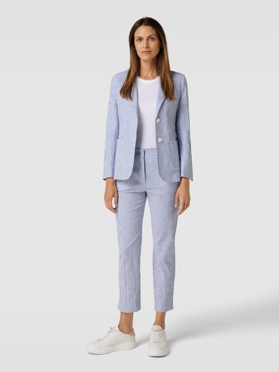 Weekend Max Mara Blazer mit aufgesetzten Taschen Modell 'ALETTA' Hellblau 1