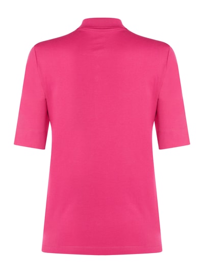 Christian Berg Woman Poloshirt mit Knopfleiste Pink 3