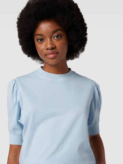 Drykorn Sweatshirt met ribboorden, model 'SMELA' Bleu - 3