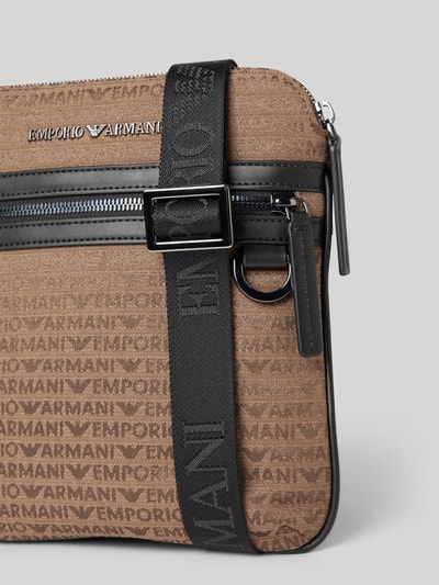 Emporio Armani Umhängetasche mit Label-Applikation Mittelbraun 3