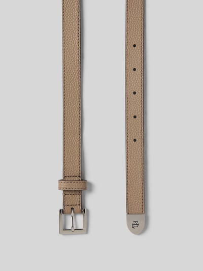 Lauren Ralph Lauren Gürtel aus Rindsleder mit Dornschließe Taupe 3