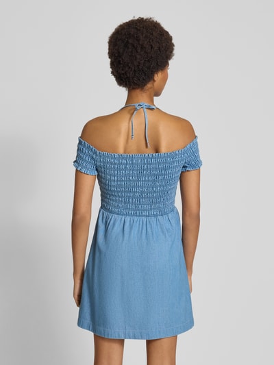 Tommy Jeans Tailliertes Minikleid aus reiner Baumwolle Jeansblau 5
