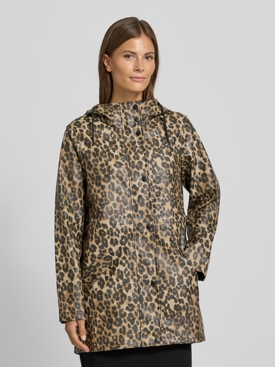 Vero Moda Regular Fit Jacke mit Kordelzug Modell 'MALOU' Mittelbraun 4