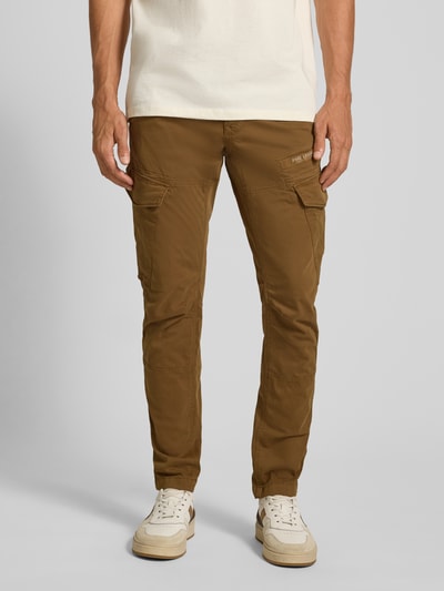 PME Legend Cargobroek met labeldetail en klepzakken, model 'Nordrop' Camel - 4