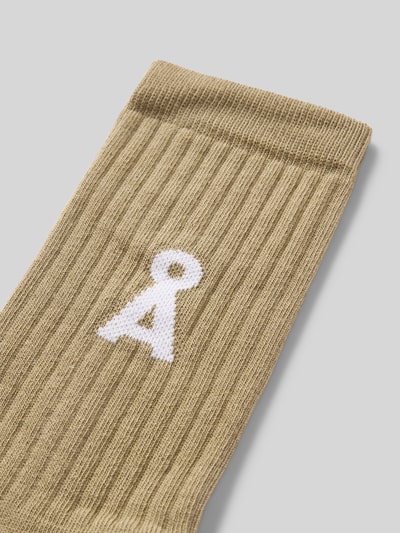 Armedangels Socken aus Baumwoll-Mix Modell 'SAAMUS BOLD' Schilf 2