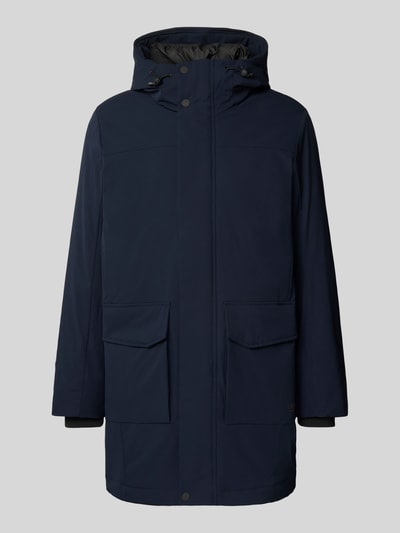 Tom Tailor Denim Regular fit lange parka van waterdicht materiaal Donkerblauw - 2
