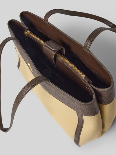 CK Calvin Klein Shopper aus Baumwoll-Canvas Beige 5