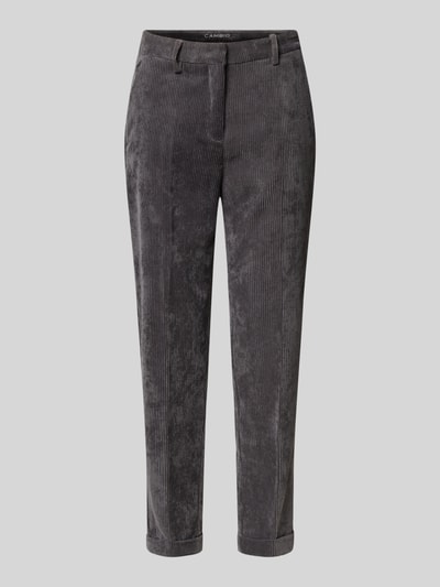 Cambio Cordhose mit Bügelfalten Modell 'KRYSTAL' Dunkelgrau 2