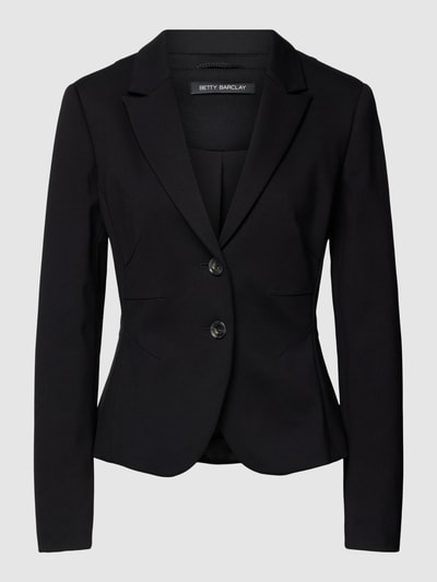 Betty Barclay Blazer van viscosemix in gemêleerde look Zwart - 2