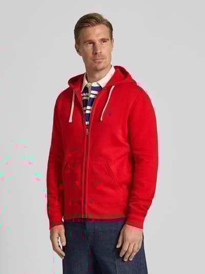 Polo Ralph Lauren Bluza rozpinana z kapturem Czerwony 4