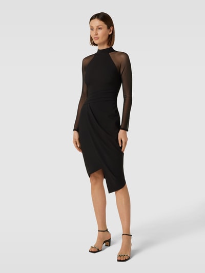 Lipsy Cocktailkleid mit Stehkragen Black 1