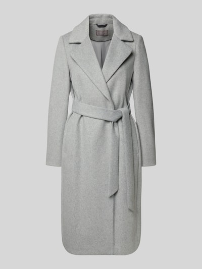 Christian Berg Woman Selection Mantel mit Reverskragen Mittelgrau 2