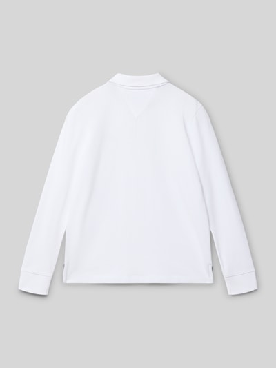 Tommy Hilfiger Teens Regular Fit Poloshirt aus reiner Baumwolle Weiss 3