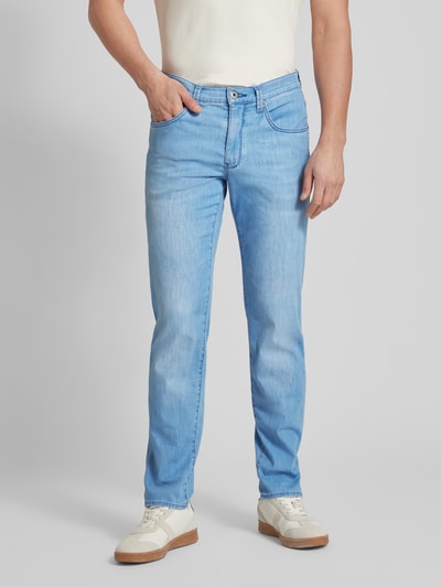 Brax Slim Fit Jeans im 5-Pocket-Design Modell 'CADIZ' Hellblau 4
