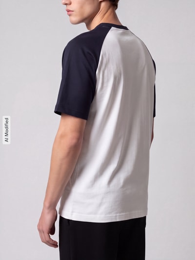 ONLY & SONS Relaxed Fit T-Shirt aus reiner Baumwolle Modell 'HEATON' Offwhite 5