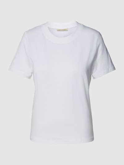 edc By Esprit T-Shirt mit  geripptem Stehkragen Weiss 2