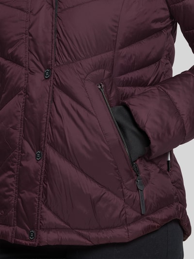Gil Bret Regular Fit Steppjacke mit abnehmbarer Kapuze Kirsche 6