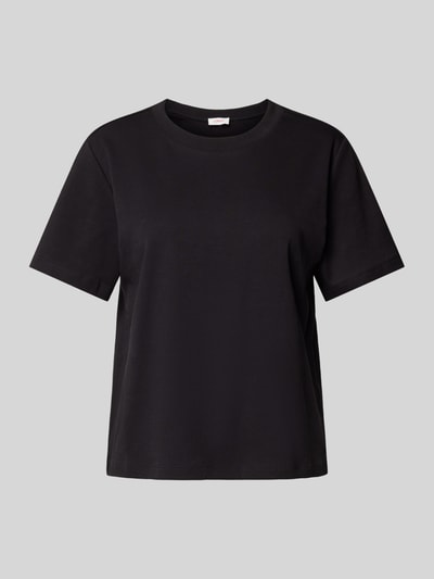s.Oliver RED LABEL T-Shirt mit Seitenschlitzen Black 2