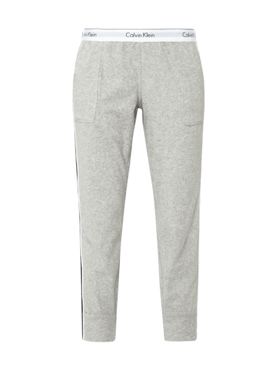 Calvin Klein Underwear Track Pants aus Frottee Hellgrau 2