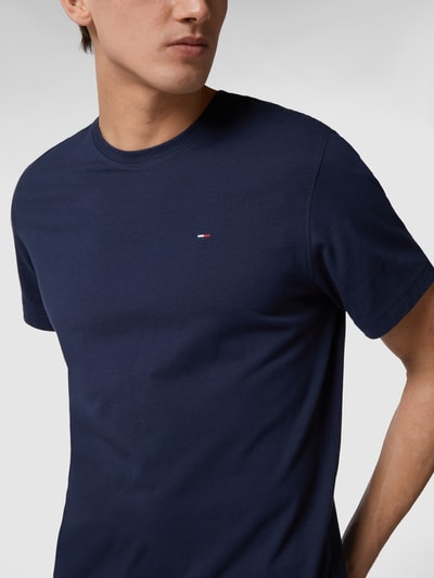 Tommy Jeans T-shirt met melangelook Marineblauw gemêleerd - 3