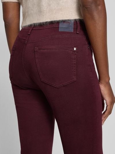 Brax Broek van lyocellmix, model 'MARY THERMO' Bordeaux - 3