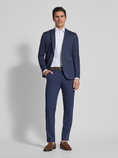 MCNEAL Slim Fit Anzughose mit Bügelfalten Marine 1