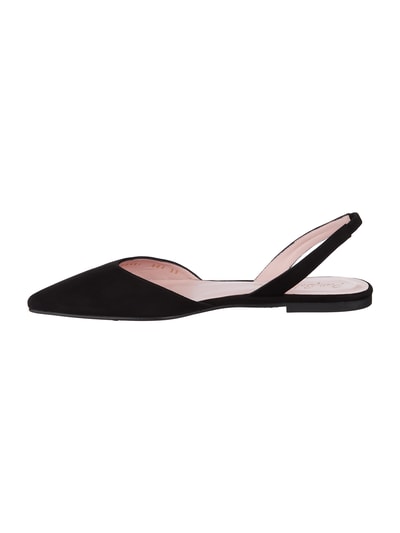 Pretty Ballerinas Ballerinas aus Veloursleder Black 4