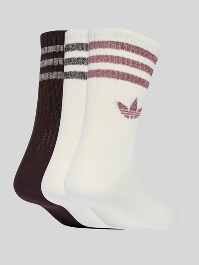 adidas Originals Skarpety z mieszanki bawełny w zestawie 3 szt. Średniobrązowy 3