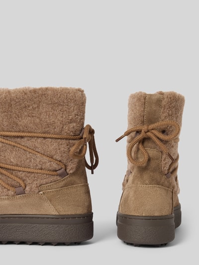GANT Boots van leermix, model 'Snowhill' Taupe - 2