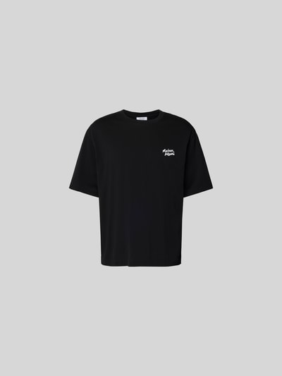 MAISON KITSUNÉ T-Shirt mit Label-Print Black 2