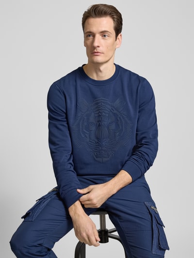 Antony Morato Sweatshirt mit Motiv-Print Dunkelblau 3