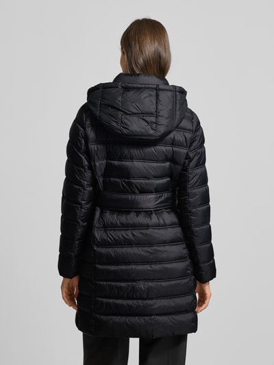 MICHAEL Michael Kors Steppmantel mit Taillenband Modell 'Longline' Black 5