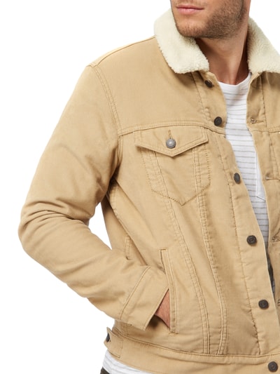 Levi's® Kurtka sztruksowa Sherpa Trucker Jacket Beżowy 7