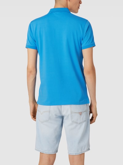 Gant Poloshirt met contraststrepen, model 'CONTRAST COLLAR' Koningsblauw - 5