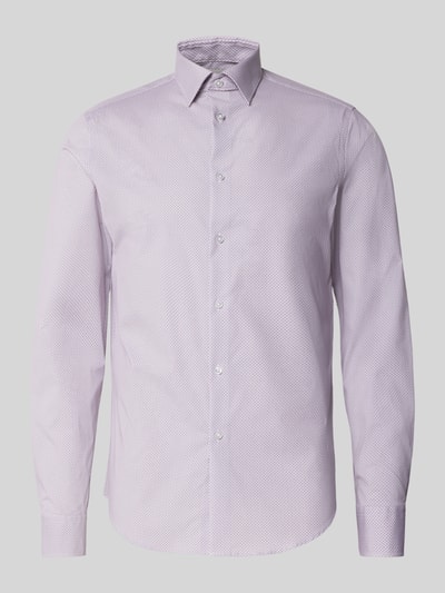 CK Calvin Klein Koszula biznesowa o kroju slim fit z kołnierzykiem typu kent Mocnoróżowy 2