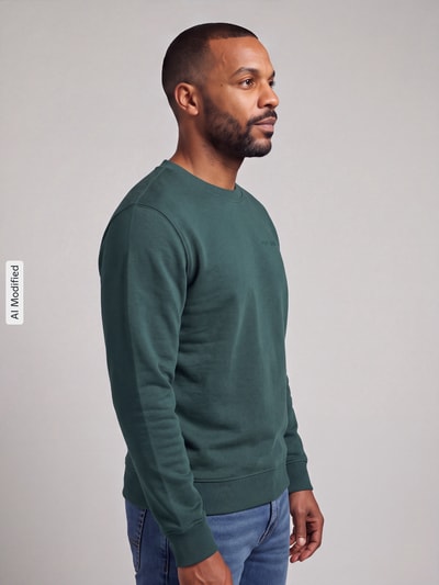 Pepe Jeans Regular Fit Sweatshirt Modell 'Jefferson' Petrol 3