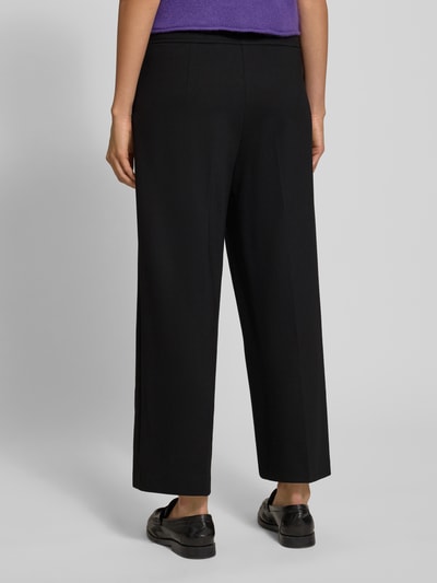 More & More Wide fit pantalon van viscosemix met elastische band Zwart - 5