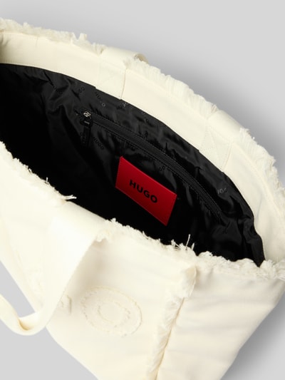 HUGO Handtasche mit Fransen Offwhite 5
